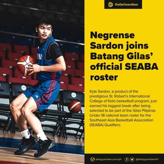 Kyle Sardon Joins the Gilas Pilipinas U18 SEABA Roster